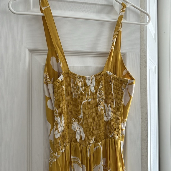 Faithful the Brand x Anthropologie Yellow Floral Jumpsuit - Picture 6 of 6